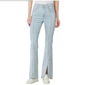 Levi's Women's 726 Flare Leg High Rise Split Hem Light Wash Jeans Size 31